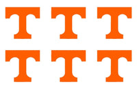 TN Vinyl Decal Stickers Tennesse T Vols Window Small Set of 6