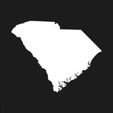 South Carolina Outline Vinyl Decal Car Window Laptop SC Sticker