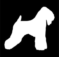 Wheaten Terrier  Decal Car Window Laptop phone Dog Breed Silhouette Sticker