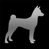 Basenji Vinyl Decal Car Window Laptop Dog Breed Silhouette Sticker