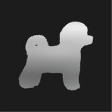 Bichon Frise Vinyl Decal Car Window Laptop Dog Breed Silhouette Sticker