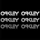 Oakley Logo Vinyl Decal Laptop Car Window small set of 6 small Stickers