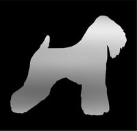 Wheaten Terrier  Decal Car Window Laptop phone Dog Breed Silhouette Sticker