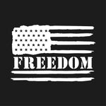 Distressed  American Freedom Flag Vinyl Decal Car Truck Window USA Sticker