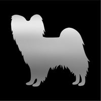 Papillon Vinyl Decal Car Window Laptop Dog Breed Silhouette Sticker