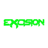 Excision Vinyl Decal Dubstep DJ Vinyl Decal Laptop Car Window Sticker