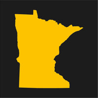 Minnesota state Outline Vinyl Decal Car Window Laptop MI Sticker