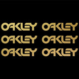 Oakley Logo Vinyl Decal Laptop Car Window small set of 6 small Stickers