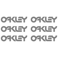 Oakley Logo Vinyl Decal Laptop Car Window small set of 6 small Stickers