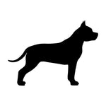 Staffordshire bull terrier Vinyl Decal Car Window Laptop Dog Silhouette Sticker