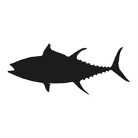 Tuna Fish vinyl decal Silhouette outline laptop car sticker