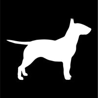 Bull Terrier Vinyl Decal Dog Silhouette Car Window Laptop Sticker