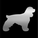 English Cocker Spaniel Decal Car Window Laptop Dog Silhouette Sticker