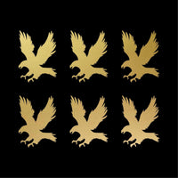 6 Small American Eagle Vinyl decals phone case laptop car stickers