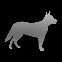 Australian cattle Dog vinyl decals Dog Silhouette laptop car sticker