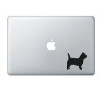 Cairn Terrier vinyl decal Dog Silhouette laptop car sticker