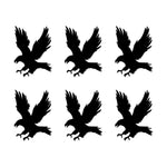 6 Small American Eagle Vinyl decals phone case laptop car stickers