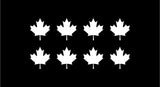 Canadian Maple leaf Decal Phone Laptop Small Canada Stickers Set of 8