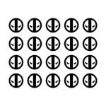 20 Deadpool Kills the Universe Small Vinyl Decals Phone Gun Helmet Stickers