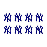 NY New York Yankees Vinyl Decals Stickers Set of 8