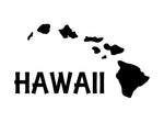 Hawaii Vinyl Decal Car Window Laptop Hawaiian Islands Sticker