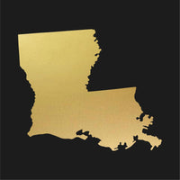 Louisiana state Outline Vinyl Decal Car Window Laptop LA Sticker