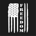 Distressed  American Freedom Flag Vinyl Decal Car Truck Window USA vinyl Sticker