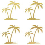 4 Small Palm Trees Vinyl decals car and phone case stickers