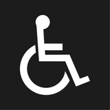 Handicap Wheelchair Symbol Vinyl Decal Wheelchair Disabled Sticker