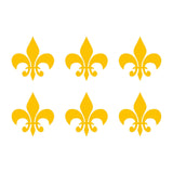 Fleur De Lis Vinyl Decal sticker car phone laptop vinyl stickers Set of 6