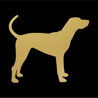 Hound Silhouette Vinyl Decal Coonhound Car Window Laptop Sticker