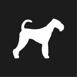 Airedale terrier vinyl decals Dog Silhouette laptop car sticker