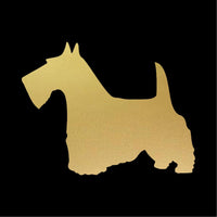 Scottish Terrier Vinyl Decal Car Window Laptop Dog Silhouette Sticker