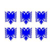 Albanian Eagle Vinyl Decal sticker car phone vinyl sticker Set of 6