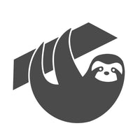 Sloth Vinyl Decal Car Window Laptop Silhouette Sticker