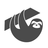 Sloth Vinyl Decal Car Window Laptop Silhouette Sticker