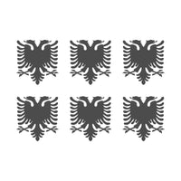 Albanian Eagle Vinyl Decal sticker car phone vinyl sticker Set of 6