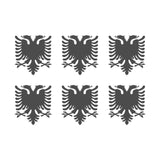 Albanian Eagle Vinyl Decal sticker car phone vinyl sticker Set of 6