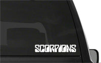 Scorpions band logo Vinyl Decal Laptop Car Window Speaker Sticker