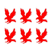 6 Small American Eagle Vinyl decals phone case laptop car stickers