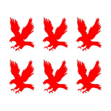 6 Small American Eagle Vinyl decals phone case laptop car stickers