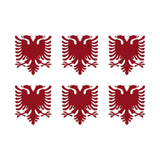 Albanian Eagle Vinyl Decal sticker car phone vinyl sticker Set of 6