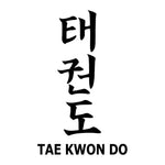 Tae Kwon Do Martial Arts Taekwondo Letters Car Window Laptop Vinyl Decal Sticker