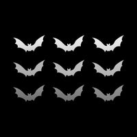 bats decals Set of 9 Phone case Window Gun Case Vinyl Bat Decal Stickers