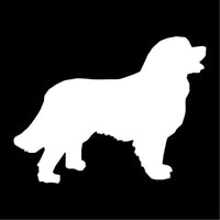 Bernese Mountain Vinyl Decal Car Window Laptop Dog Silhouette Stick