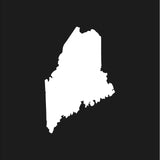 Maine state Outline Vinyl Decal Car Window Laptop ME Sticker