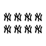 NY New York Yankees Vinyl Decals Stickers Set of 8