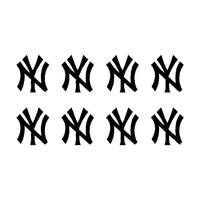 NY New York Yankees Vinyl Decals Stickers Set of 8