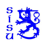 SISU Finnish Lion Vinyl Decal Car Window Laptop Finland Sticker