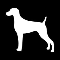 Weimaraner Vinyl Decal Car Window Laptop Dog Breed Silhouette Sticker